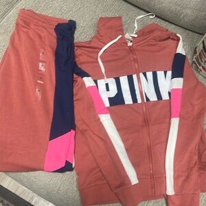 Pink Sweatsuit Set Size M/L